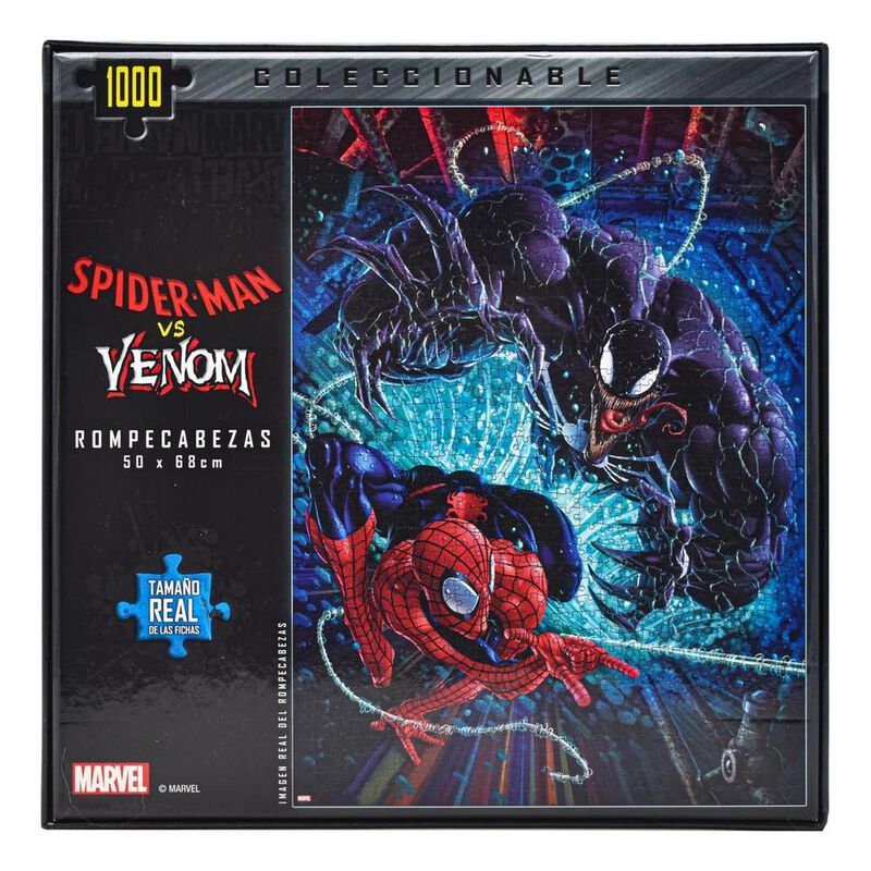 Rompecabezas Spider Man VS Venom 1000 piezas Co... image number null