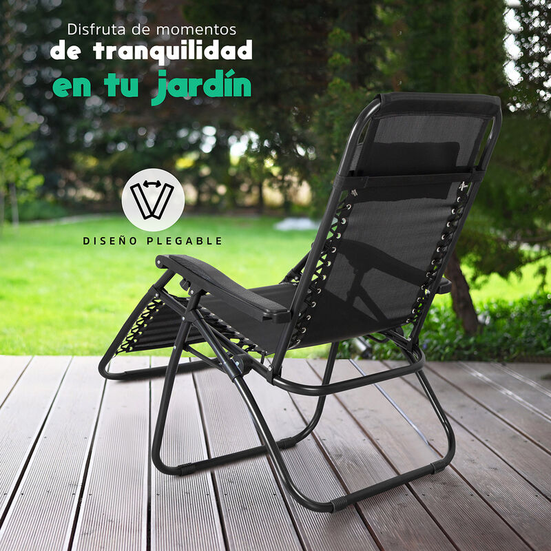 Silla Camastro plegable Set de 2 pz - AGBOX image number null