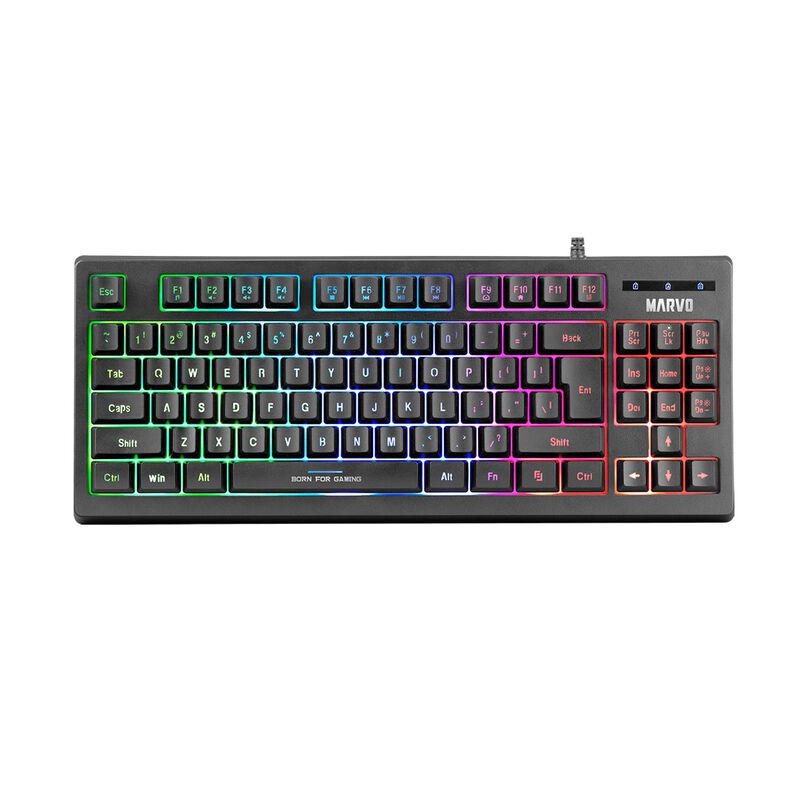 Teclado Gamer K607 Marvo de Membrana 10 Millone... image number null