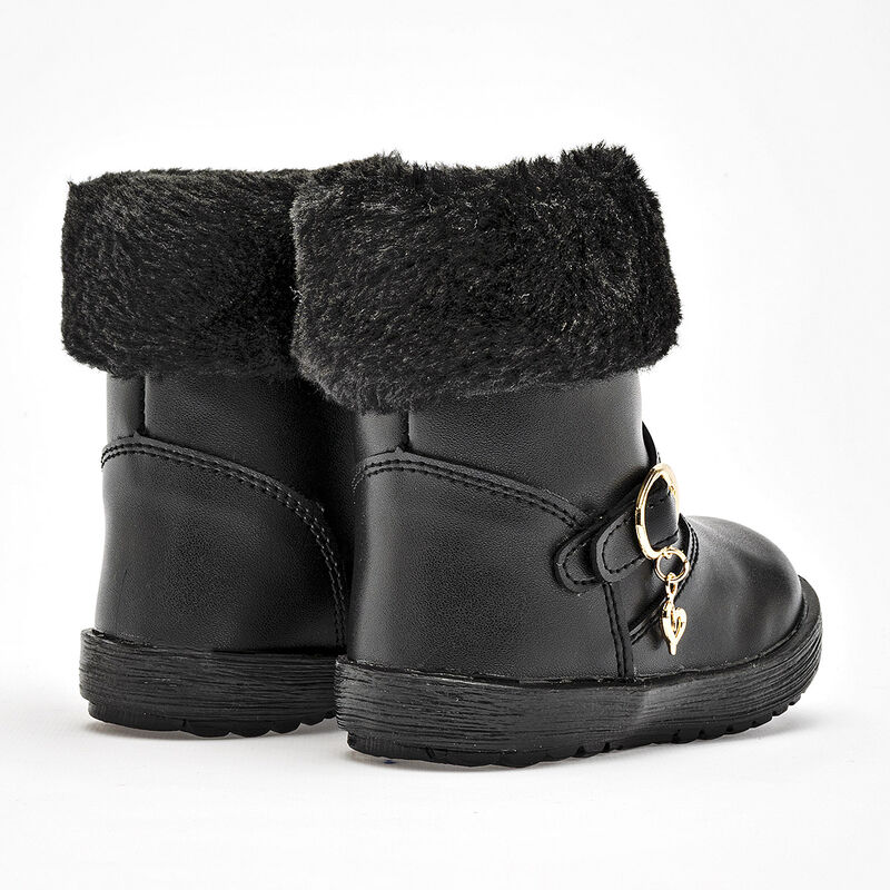 Yondeer Botitas para beb&eacute; ni&ntilde;a. Negro image number null