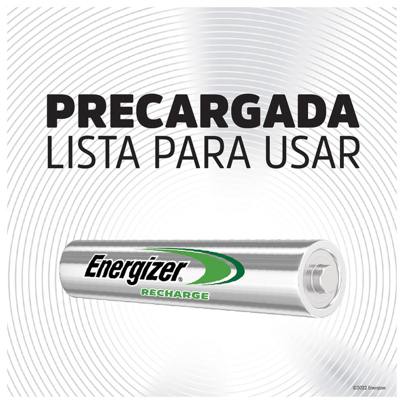 Pilas Baterías Recargables Energizer 4 AA + 4 A... image number null