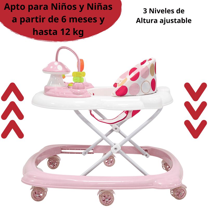 Andadera para Beb&eacute; Hongo Musical Juguetes Inter... image number null