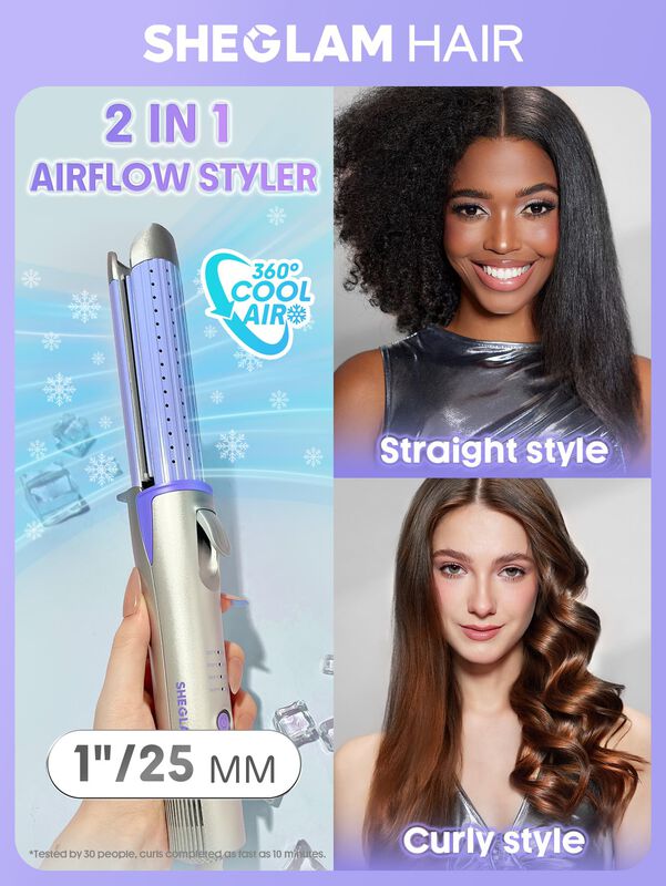 Hair Styler Sheglam Hair Cool Lock Airflow Riza... image number null