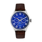 Reloj Nivada Moonphase Caballero Acero Azul Romano