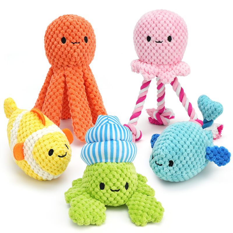 Primepets Paquete De 5 Juguetes De Peluche Con ... image number null
