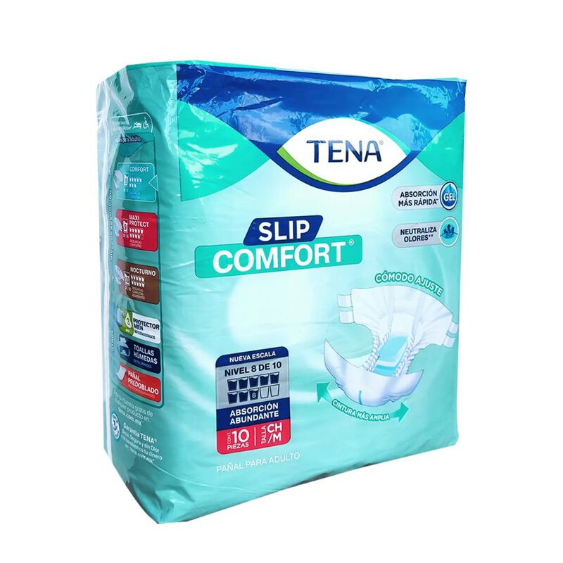 Tena Slip Comfort Ch / M 10 Pa&ntilde;ales image number null