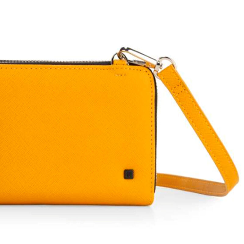 Billetera Cloe Cierre Doble Grande Color Amaril... image number null