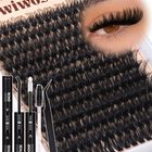 Kit De Racimos De Pesta&ntilde;as Wiwoseo 192 Piezas 10‑18 mm D Curl