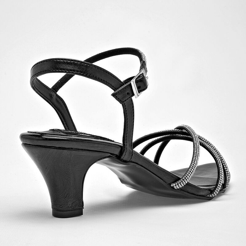 Lady One Zapatillas de fiesta para mujer negro ... image number null