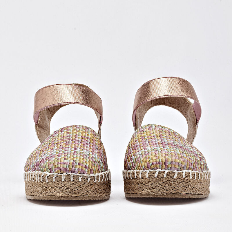 Celex alpargata plataforma para mujer rosa mult... image number null