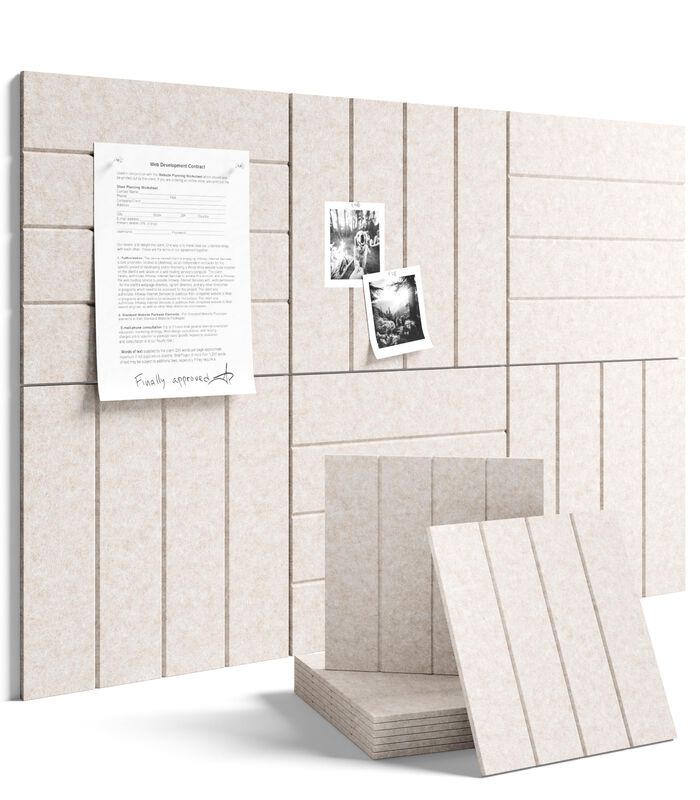 Tablero De Anuncios Fluxynara 91 cm &times; 61 cm Col... image number null