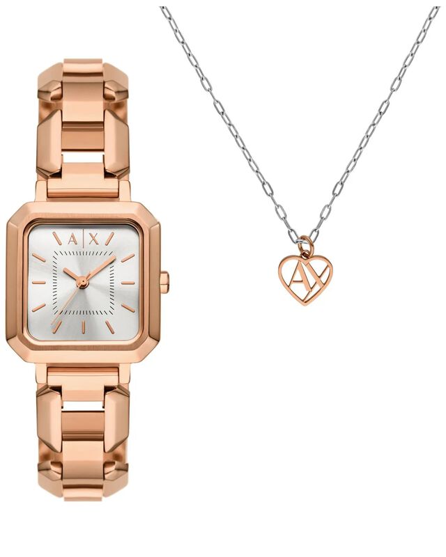 Set Reloj Y Brazalete Armani Exchange Dama Ax71... image number null