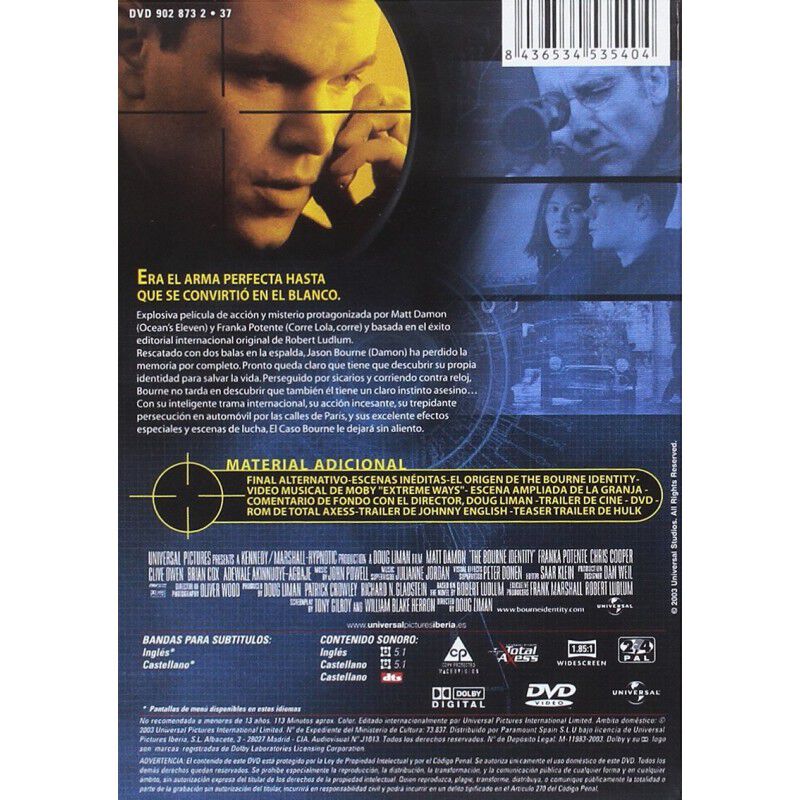 El Caso Bourne [dvd] image number null