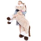 Peluche Con Forma De Caballo Gigante Tezituor, 140 Cm, Con Coj&iacute;n Para Abrazar