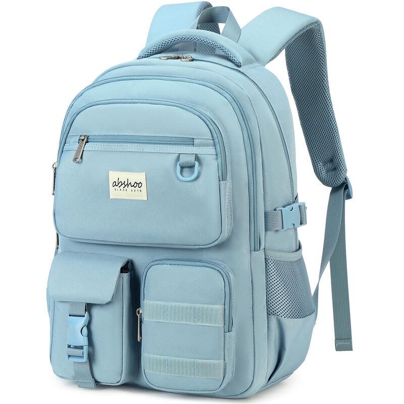 Mochila Abshoo 45cm Multibolsillo Azul image number null