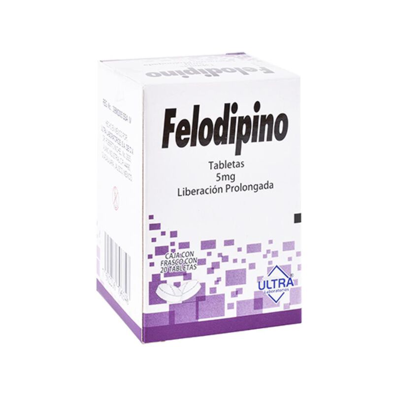 Felodipino 5 Mg 20 Tableta(s) image number null