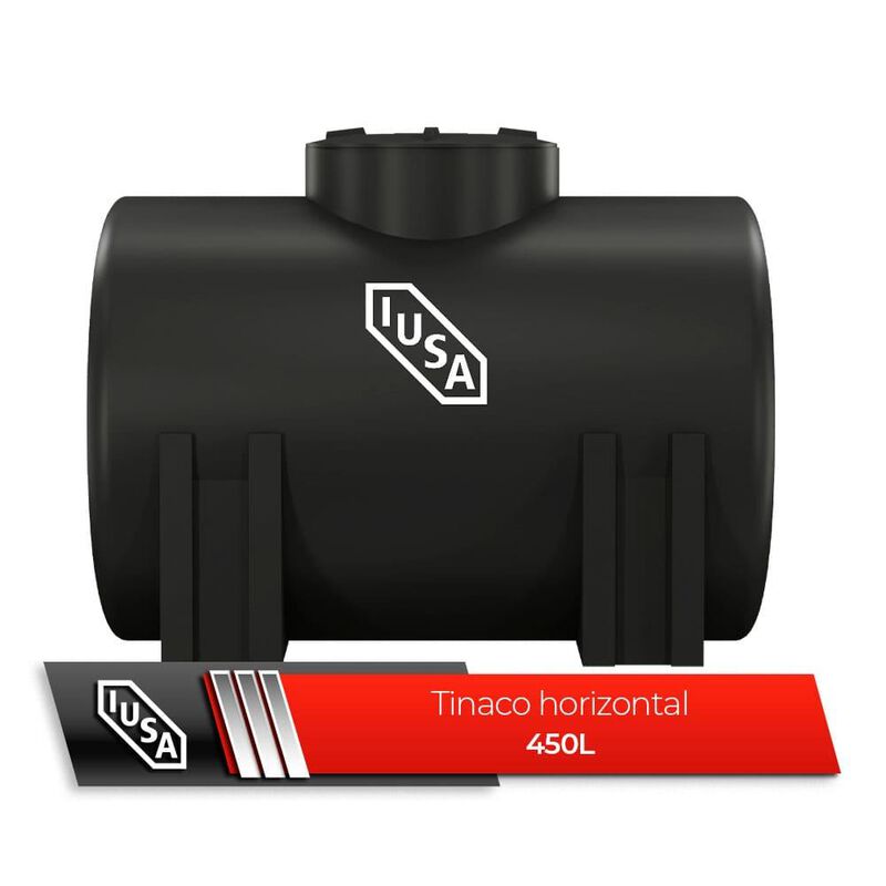 Tinaco Horizontal 450 L Negro image number null