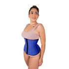 Cinturilla Faja Térmica 3 Capas Licra Látex Algodón Azul XG