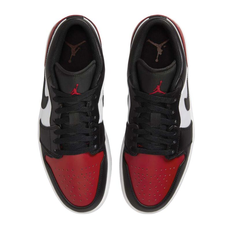 Tenis Nike para Hombre Air Jordan 1 Low Rojo image number null