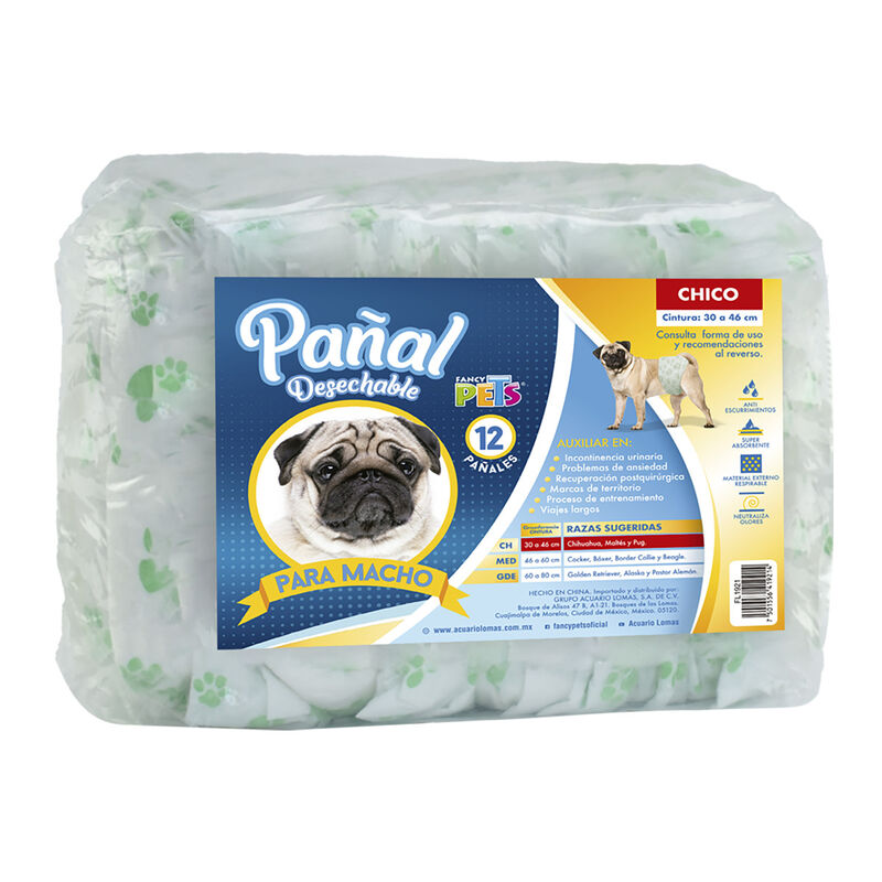 Fancy Pets Pañal Chico Para Macho - 12 Pz image number null