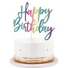 Adorno Para Pastel Lveud &iexcl;feliz Cumplea&ntilde;os! Brillo Y Decoraci&oacute;n