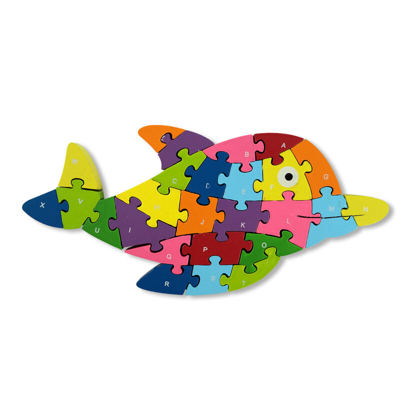 Rompecabezas de Delf&iacute;n Con Alfabeto y N&uacute;meros image number null