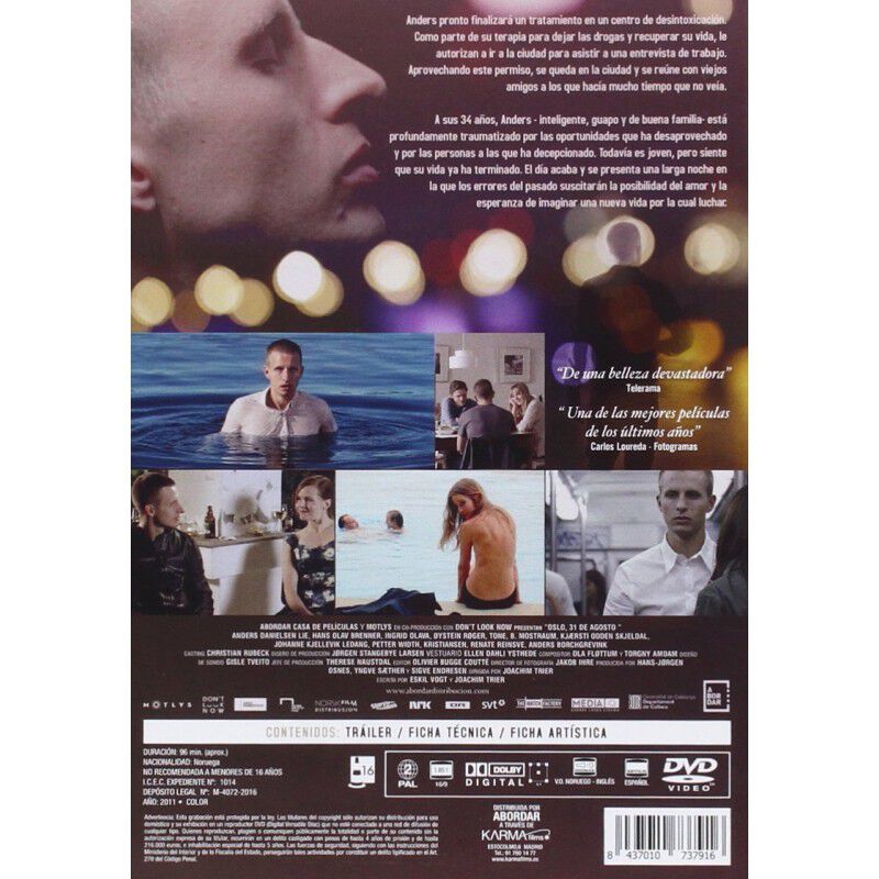 Oslo, 31 De Agosto [dvd] image number null