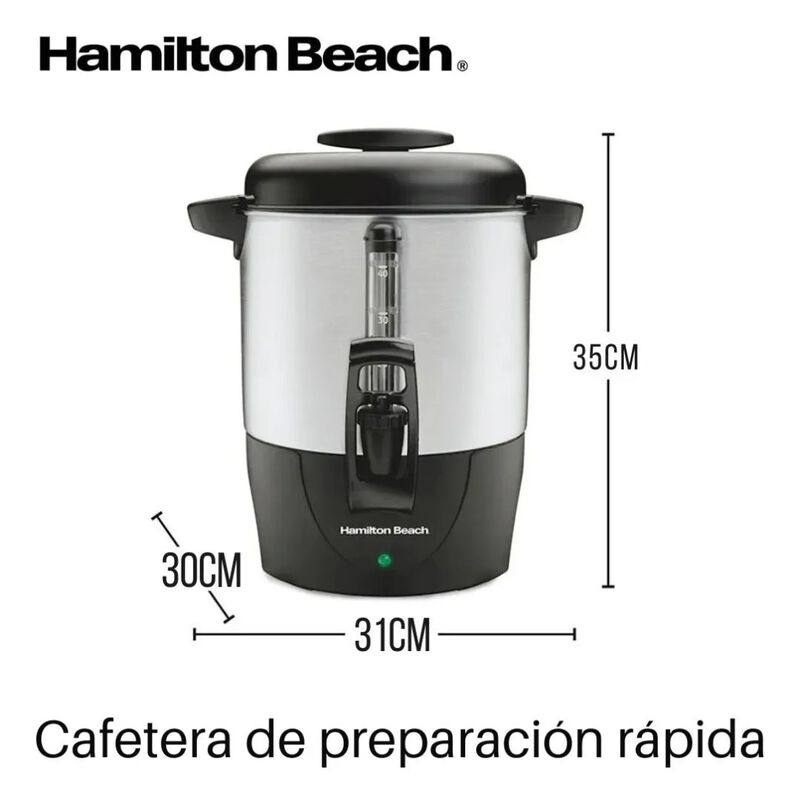 Cafetera El&eacute;ctrica Hamilton Beach Con Dispensad... image number null