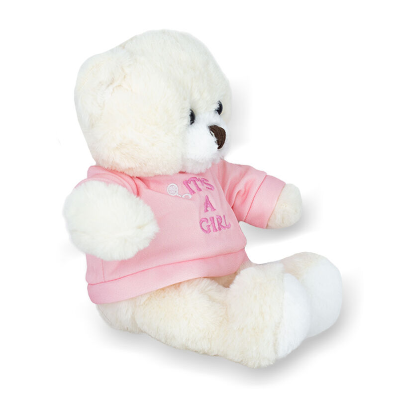 Oso de peluche baby shower revelaci&oacute;n ni&ntilde;o suet... image number null