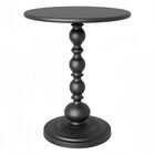 Mesa Auxiliar Funecy Metal Vintage Negro Mate 35 X 35 X 52 Cm