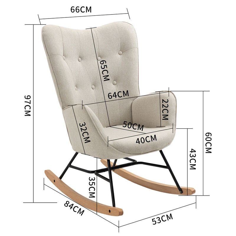Mecedora Sillón Reclinable Terciopelo Furniture... image number null