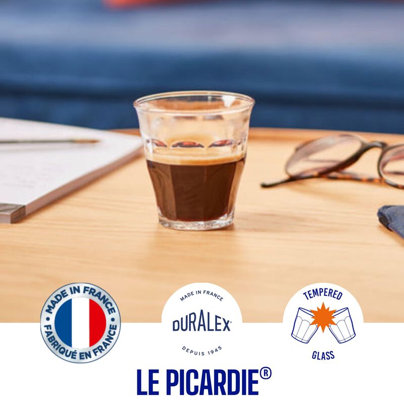 Vaso Duralex Picardie Clear 130 Ml, Juego De 6 image number null