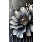 Cuadro Decorativo Bot&aacute;nica 90x122cm Flor de Obsidiana
