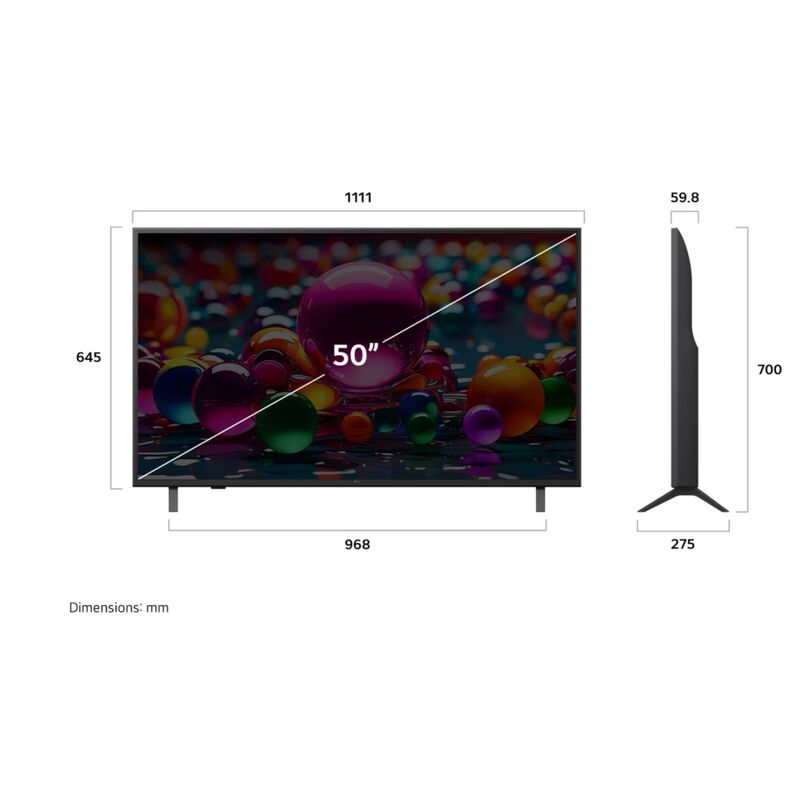 Pantalla LG 50UA7500PSA 50" Smart TV 4K UHD ALB image number null