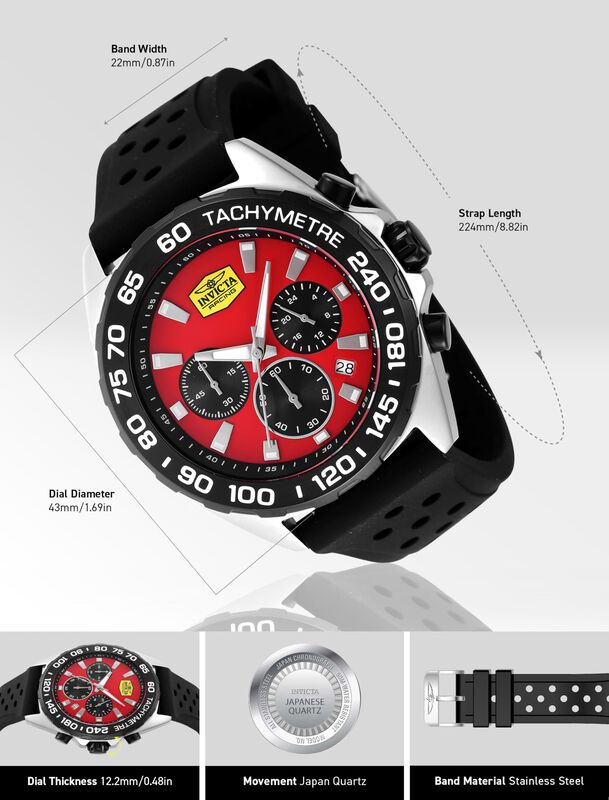 Reloj Invicta Racing 43 Mm De Acero Inoxidable ... image number null
