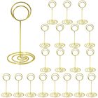 Porta Tarjetas De Mesa Ronteda 20 Unidades 8,5 cm Dorado