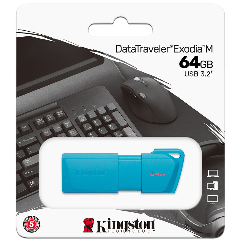 Unidad Flash USB 3.2 Kingston DataTraveler Exod... image number null