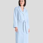 Bata Abotonada con Vivo Celeste