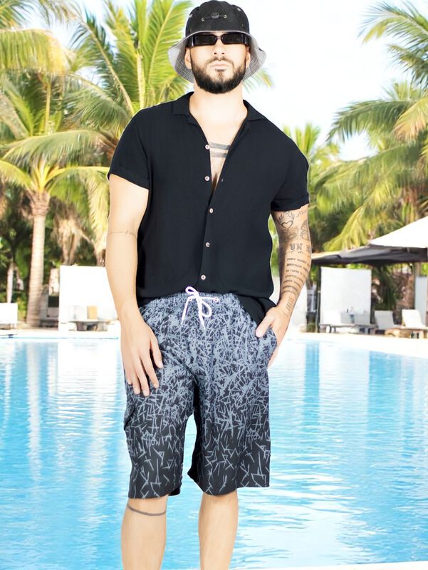 Short Playa y Alberca Hombre Estampado SH-058 D... image number null