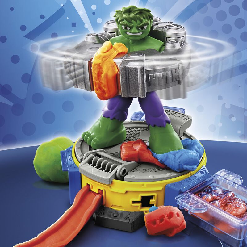 Playset Play-doh Marvel Hulk Smash & Squish Con... image number null