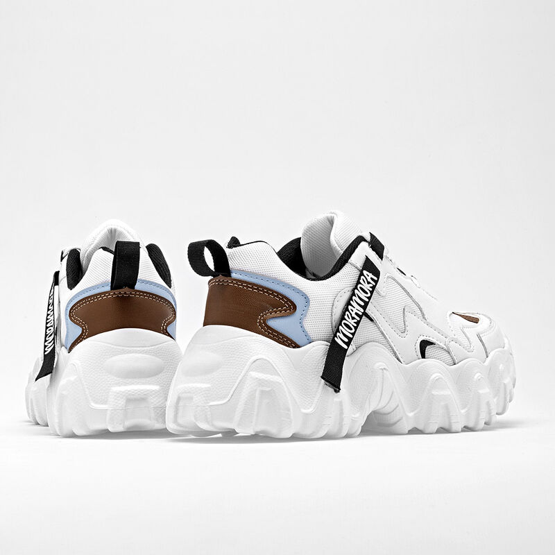 Moramora Tenis Chunky Para Mujer Blanco Camel A... image number null