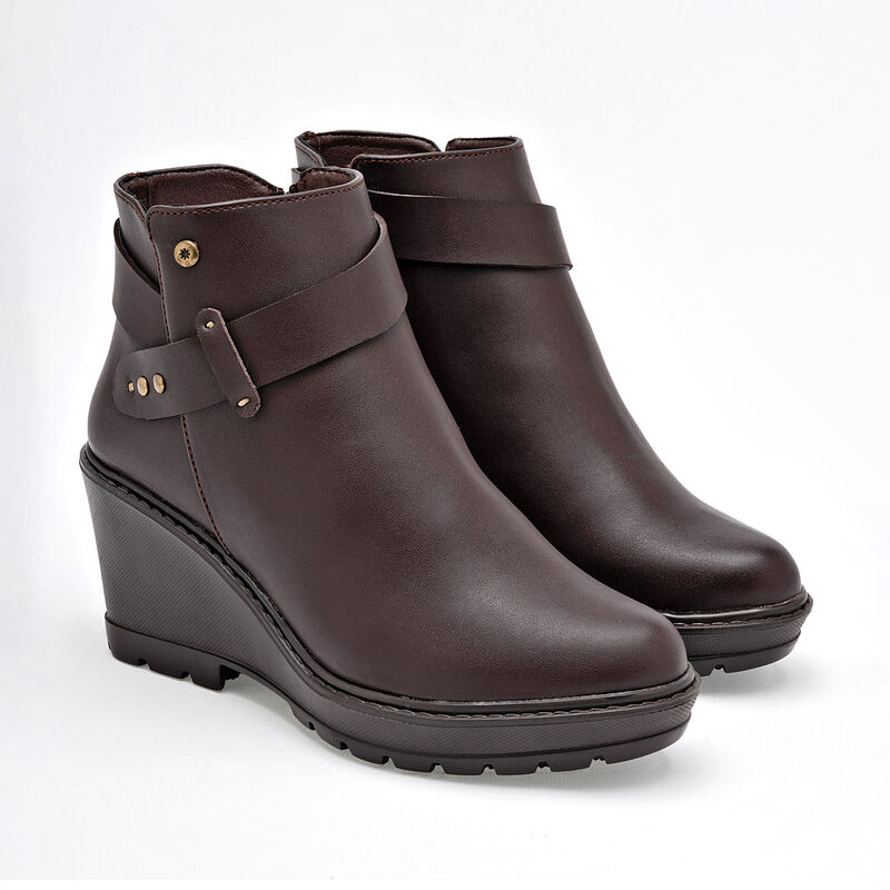 Moramora Bot&iacute;n para mujer caf&eacute; image number null