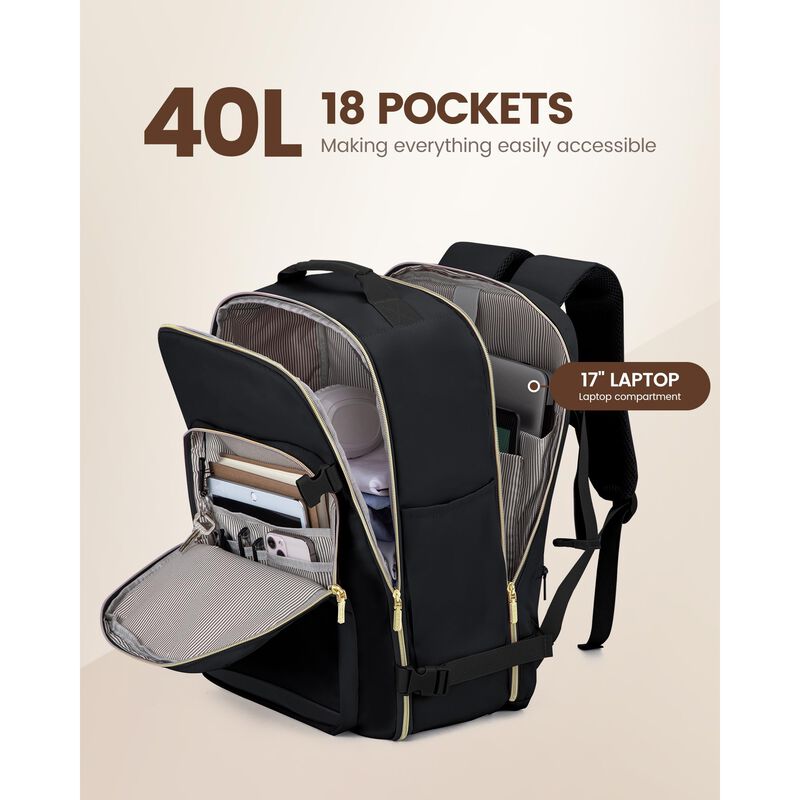 Mochila Lovevook 40L Impermeable para Laptop 17... image number null