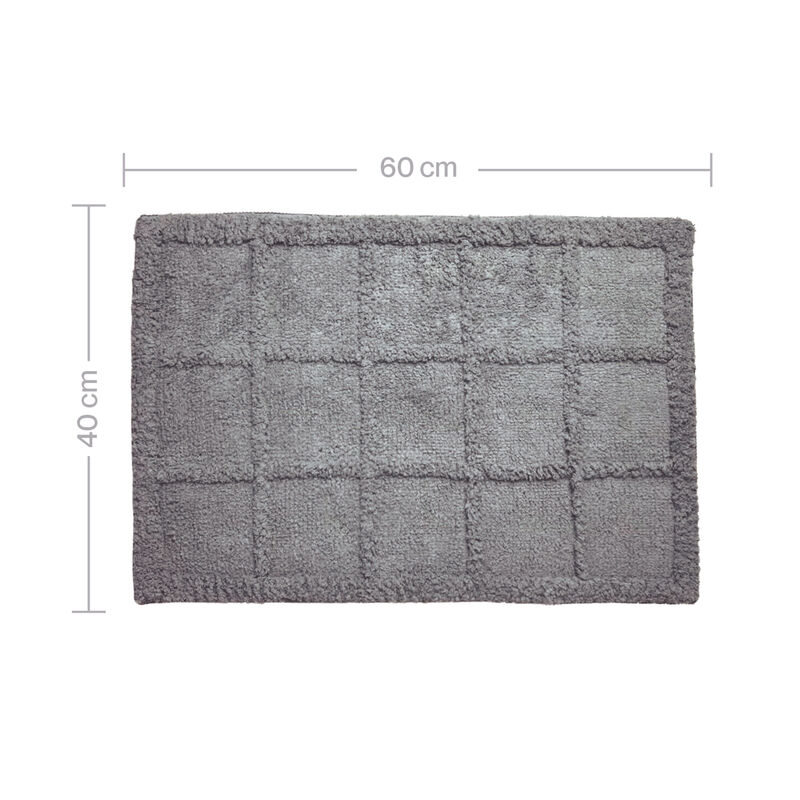Tapete Waffle 40x60 Cm Gris Oxford image number null