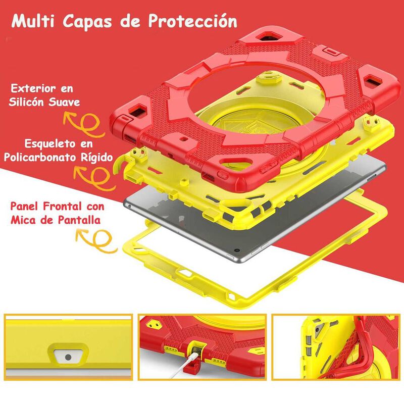 Funda TEKKU Spider uso rudo para iPad Air 5 Air... image number null