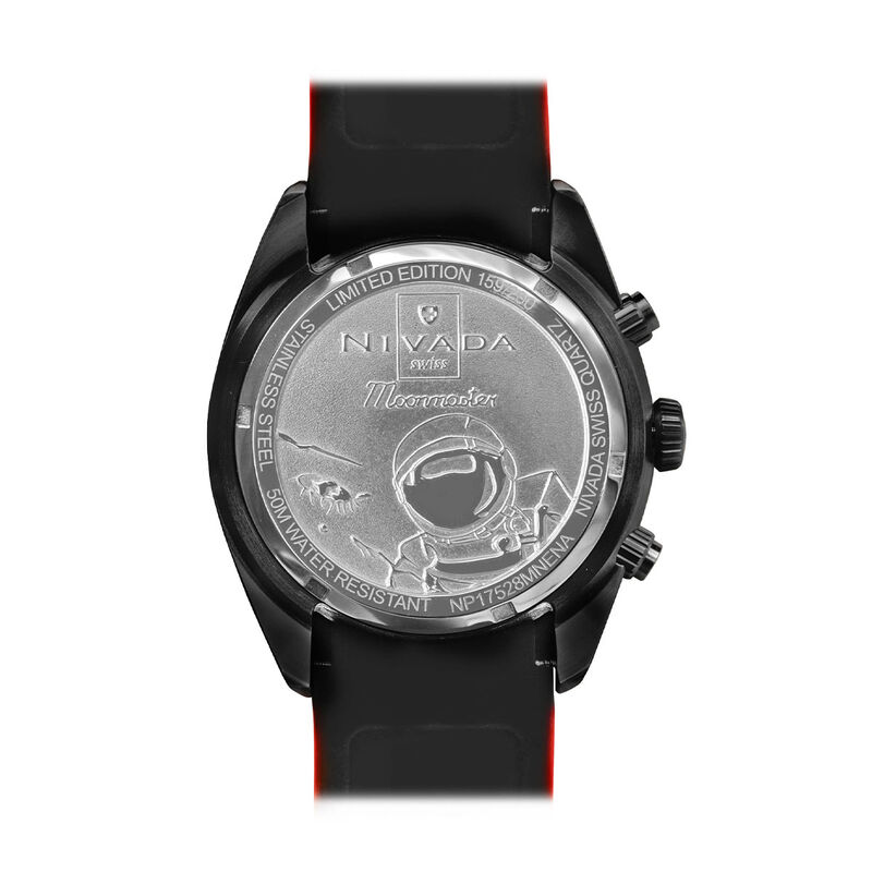 Reloj Nivada MoonMaster Caballero Pvd/Caucho Ne... image number null