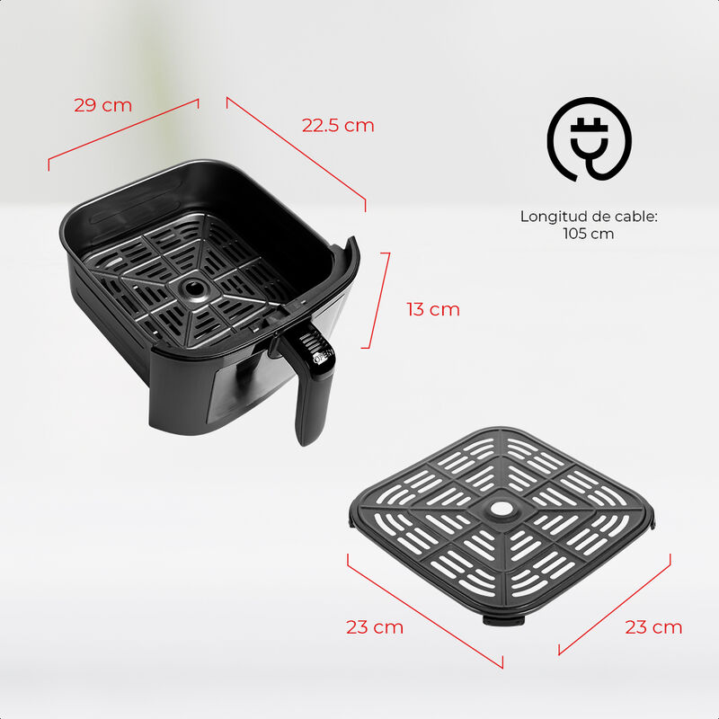Freidora Aire DAEWOO DAFG1895 Grill Deshidratad... image number null