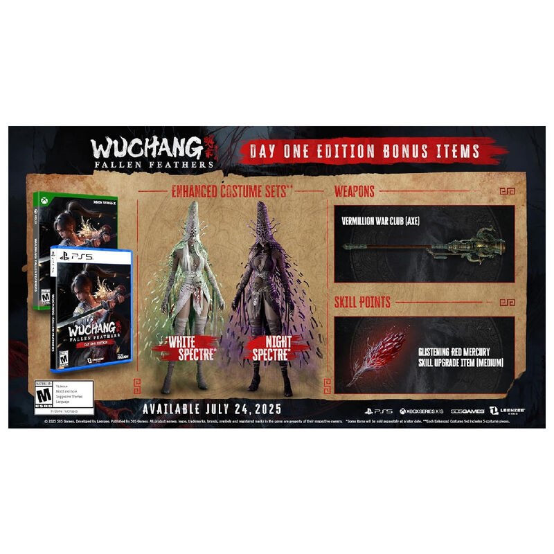 Ps5 Juego Wuchang: Fallen Feathers - Day One Ed... image number null