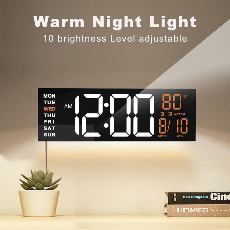 Reloj De Pared Jall Digital Grande De 16 Pulgad... image number null