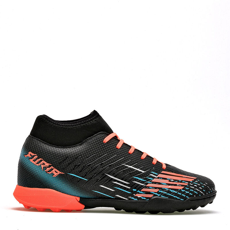 Furia Tenis De F&uacute;tbol Para Hombre Negro Naranja... image number null